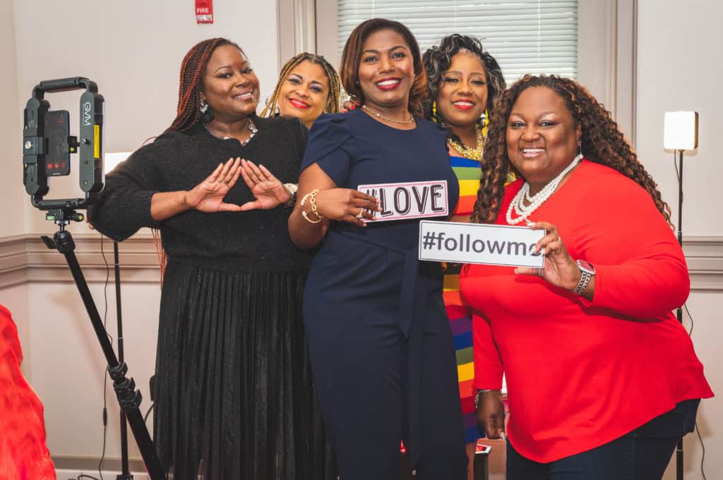 a group of women posing for a photo in Memphis